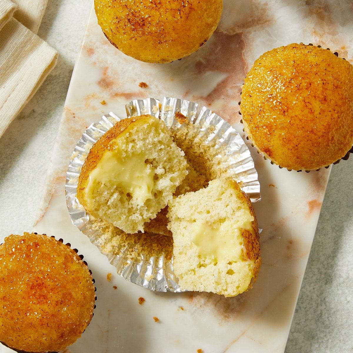 Creme Brulee Cupcakes: Modern Dessert Genius from Custard to Torch